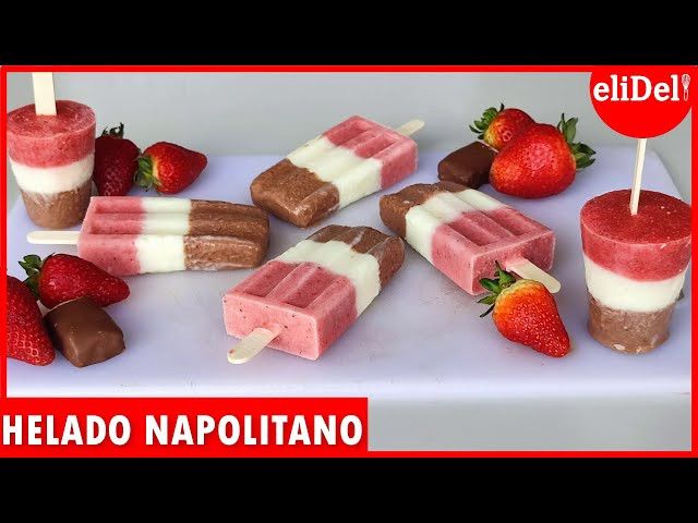 El Irresistible Helado Napolitano Tres Sabores En Uno Monte Bianco